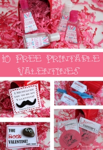10 Valentine Free Printables