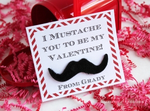 Mustache Valentine Pic